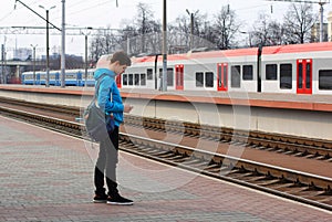 Teenage Boy Traveler photo