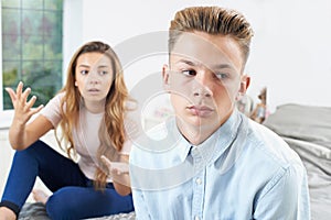 Teenage Couple Having Relationship Difficulties