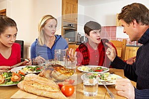 Teenage Family Having Argument