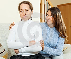 Teenage girl tries reconcile with mother