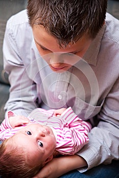 Teenager with baby