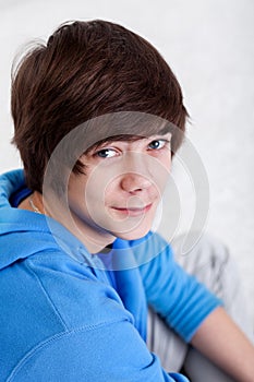 Teenager boy portrait