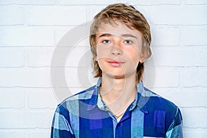 Teenager boy portrait