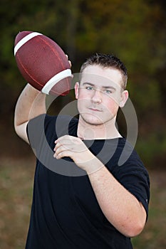 Teenager With Football