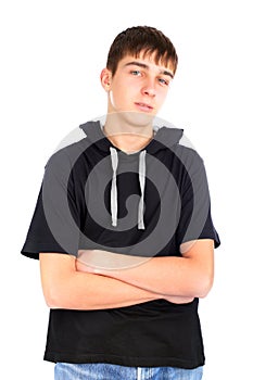 Teenager isolated photo