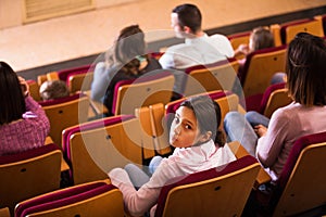 Teenager looking away from screen