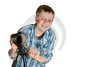 Teenager photographer