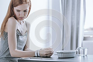 Teenager with weight complex