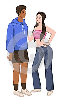 Teenagers from 2000s, fashion and style of 00s