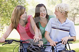 Teenagers On Bicycles