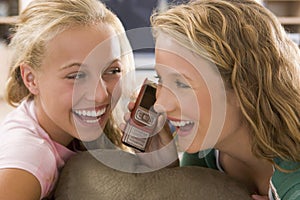 Teenagers Hanging Out In Front Of Television