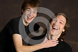 Teenagers Laughing