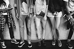 Teenagers Lifestyle Casual Culture Youth Style Concept