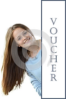 Teeny brings a gift voucher