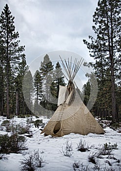 Teepee in Winter