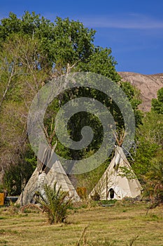 Teepees in Death Valley Nation Park, California