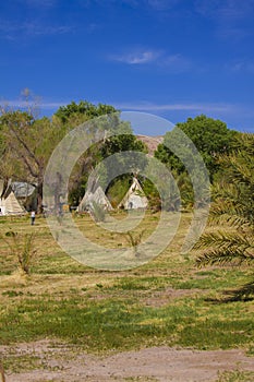 Teepees in Death Valley Nation Park, California