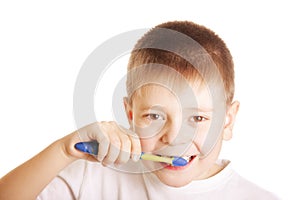 Teeth brushing kid