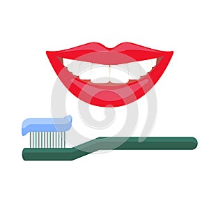 Teeth daily hygiene routine