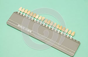 Teeth shades dental tool