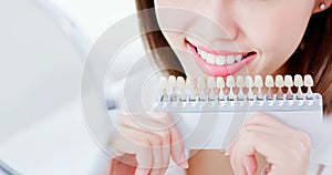 Teeth whiten concept