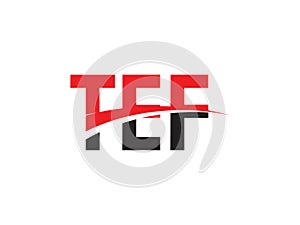 TEF Letter Initial Logo Design Vector Illustration