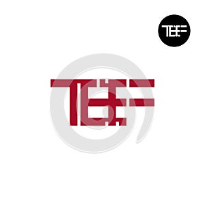TEF Logo Letter Monogram Design