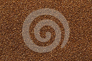 Teff raw edible seed close up full frame