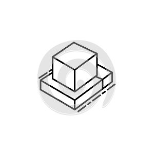 Tefillin icon. Element of Jewish icon for mobile concept and web apps. Thin line Tefillin icon can be used for web and mobile