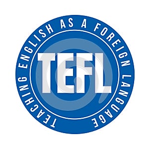 TEFL Teaching English as a foreign language symbol icon photo