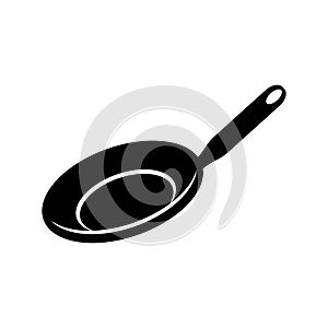 Teflon cooking utensil symbol icon, illustration design template