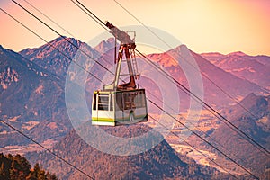 Tegelberg Cable Car in Bavaria, Germany