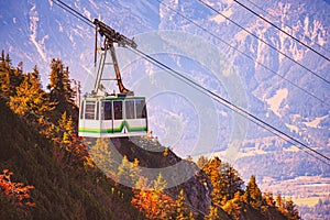 Tegelberg Cable Car in Bavaria, Germany