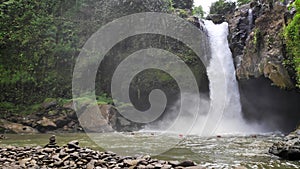 Tegenungan Waterfall near Ubud in Bali, Indonesia photo