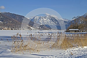 Tegernsee - lake in wintertime