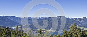 Tegernsee view from Neureuth