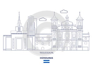 Tegucigalpa City Skyline, Honduras