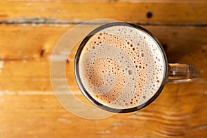 Teh tarik or pulled milk tea, popular drink in Malaysia