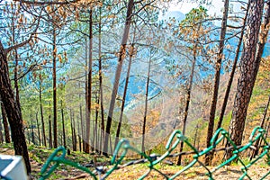 Tehri lake surrounded by mountains in Uttarakhand, india, Tehri Lake is an artificial dam reservoir. Tehri Dam, the tallest dam in