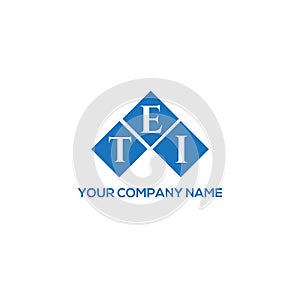 TEI letter logo design on BLACK background. TEI creative initials letter logo concept. TEI letter design
