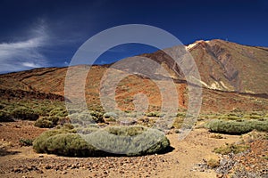 Teide Mountain and rock formation. Tenerife. Volcano.