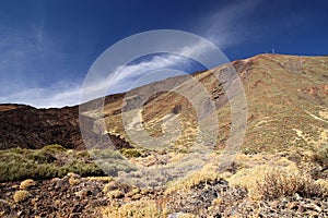 Teide Mountain and rock formation. Tenerife. Volcano.