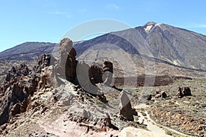 Teide mountain, Tenerife, roques de garcia