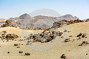 Teide National Park occupies the highest area of the island of Tenerife in the Canary Islands and Spain.