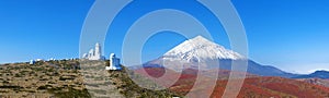 Teide Observatory and Mount Pico de Teide