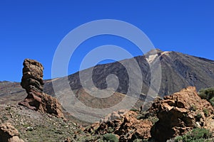 Teide - volcanic desert landscape photo