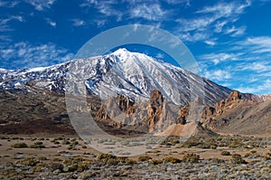 Teide volcano from far photo