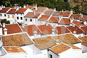 Tejados de Grazalema, provincia de CÃÂ¡diz, EspaÃÂ±a photo