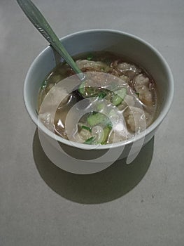 Tekwan typical Palembang