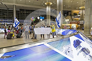 Tel-Aviv -airoport - 21 July - Israel, 2014